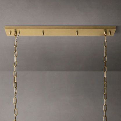 RHYS Rectangular Crystal Chandelier-VaseLamps