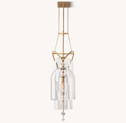 Fulcrum Grand Linear Chandelier 73"-VaseLamps