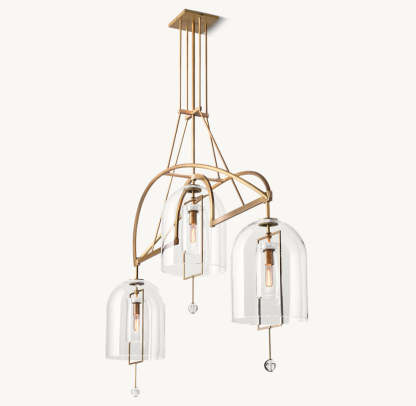 Fulcrum Grand Linear Chandelier 73"-VaseLamps
