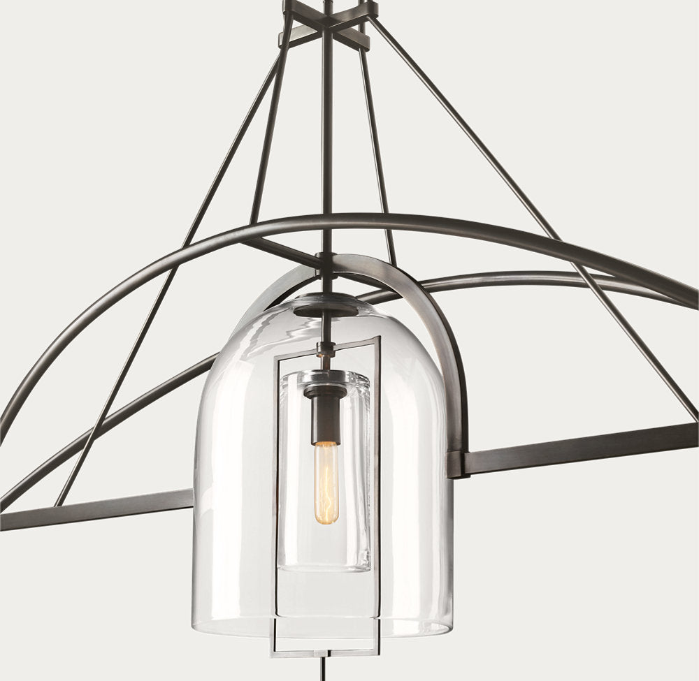 Fulcrum Grand Linear Chandelier 73"-VaseLamps