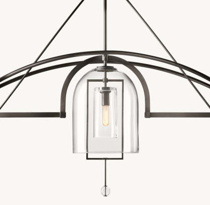 Fulcrum Grand Linear Chandelier 73"-VaseLamps