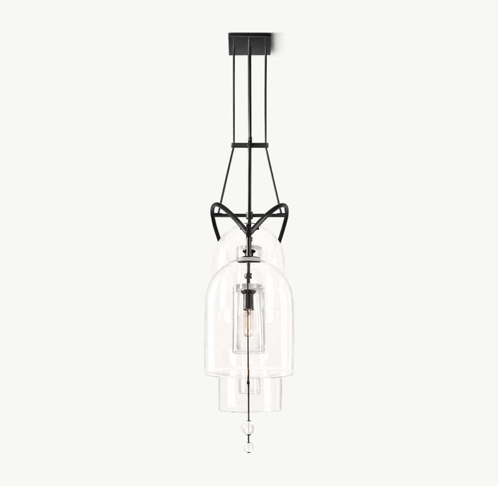 Fulcrum Grand Linear Chandelier 73"-VaseLamps