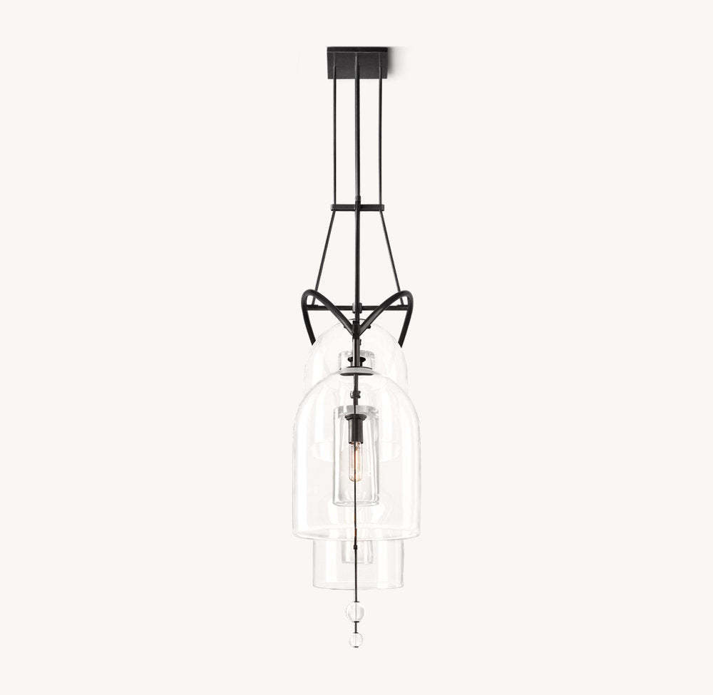 Fulcrum Grand Linear Chandelier 73"-VaseLamps