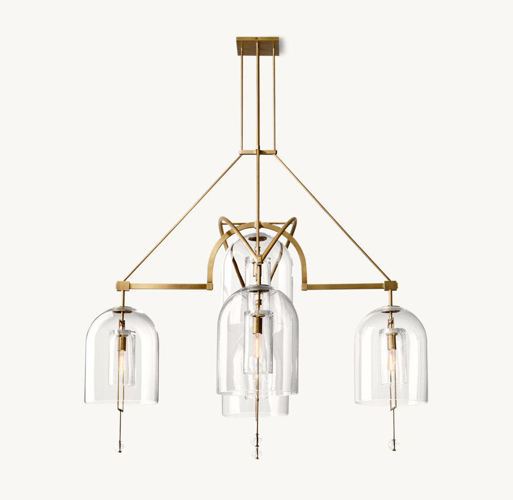 Fulcrum Round Grand Chandelier 61"-VaseLamps