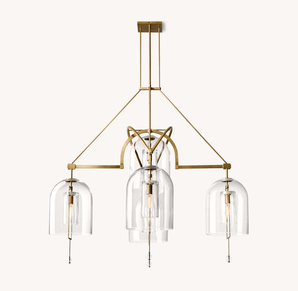 Fulcrum Round Grand Chandelier 61"-VaseLamps
