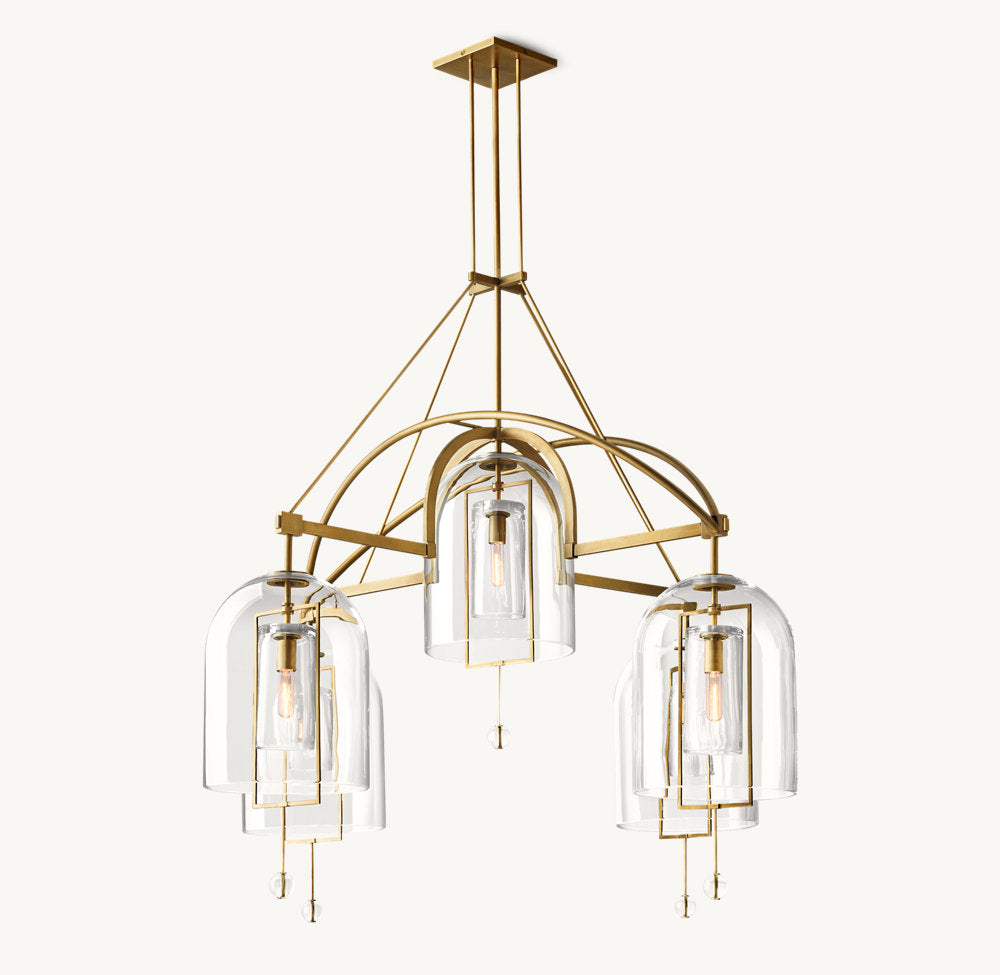Fulcrum Round Grand Chandelier 61"-VaseLamps