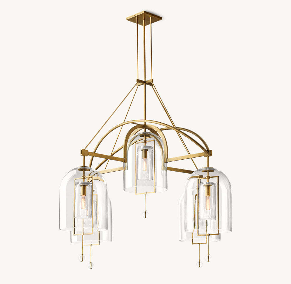 Fulcrum Round Grand Chandelier 61"-VaseLamps