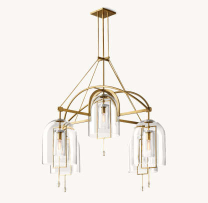 Fulcrum Round Grand Chandelier 61"-VaseLamps