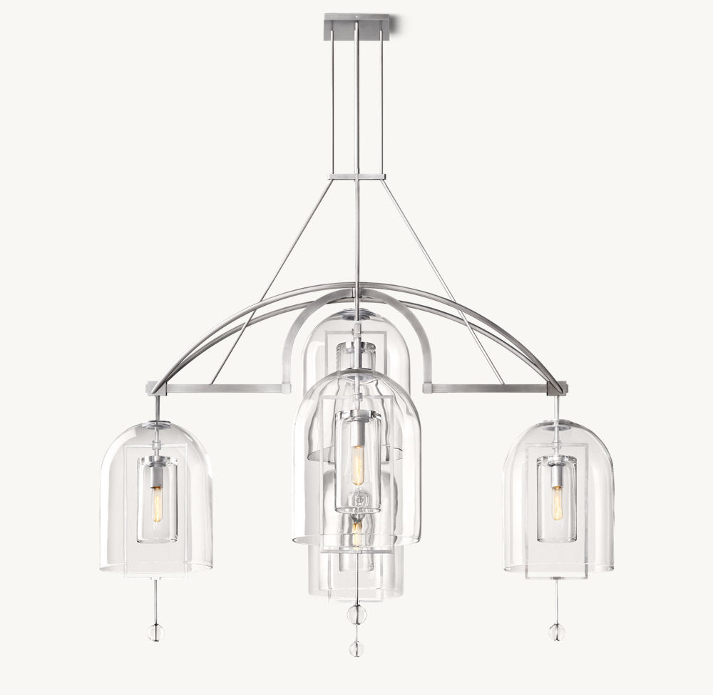 Fulcrum Round Grand Chandelier 61"-VaseLamps