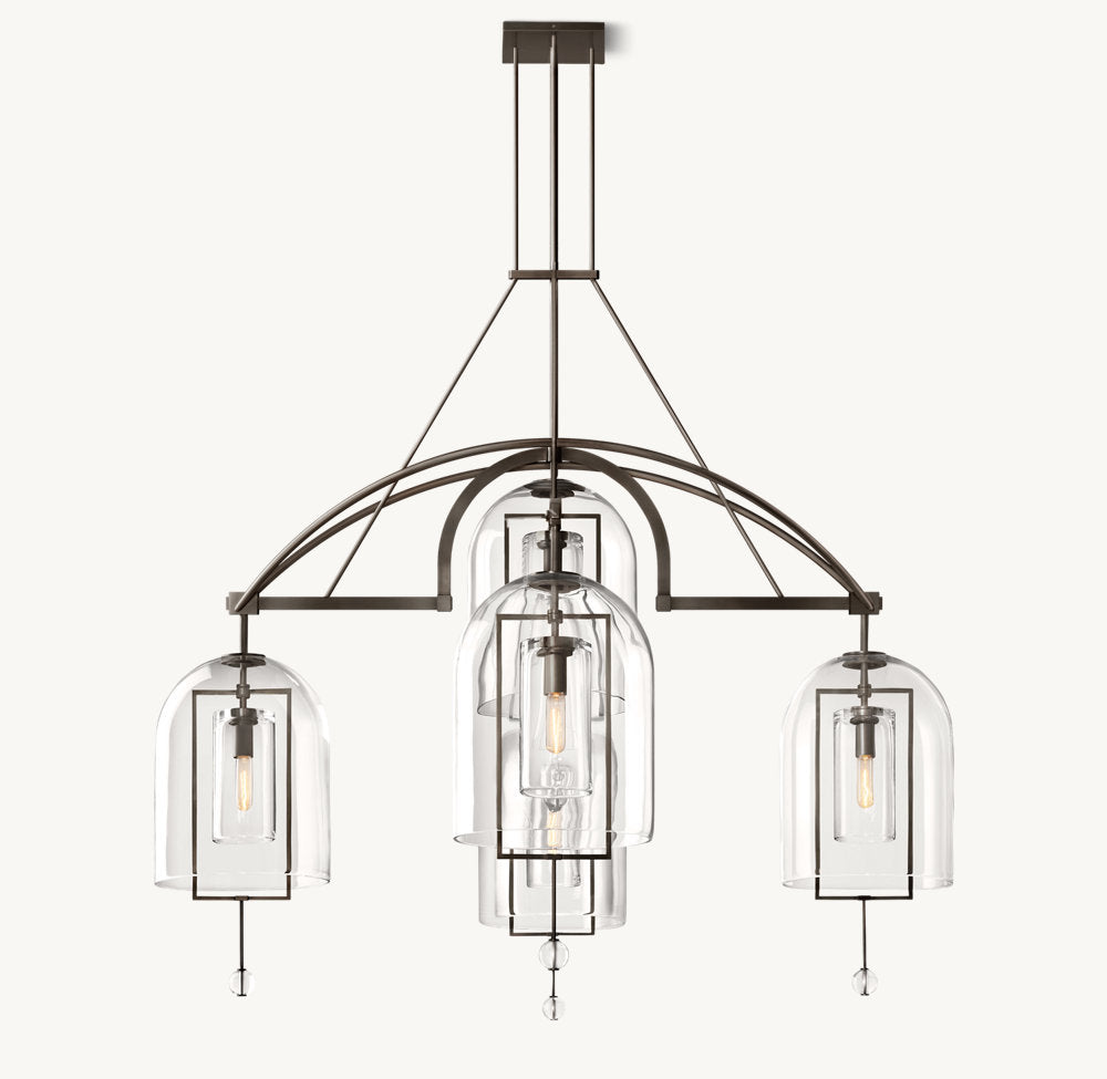 Fulcrum Round Grand Chandelier 61"-VaseLamps
