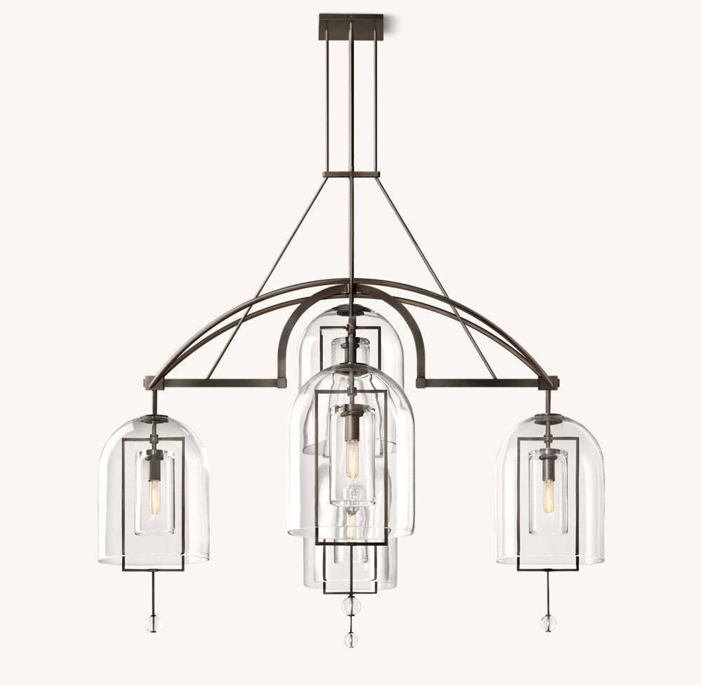 Fulcrum Round Grand Chandelier 61"-VaseLamps