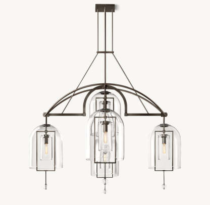 Fulcrum Round Grand Chandelier 61"-VaseLamps