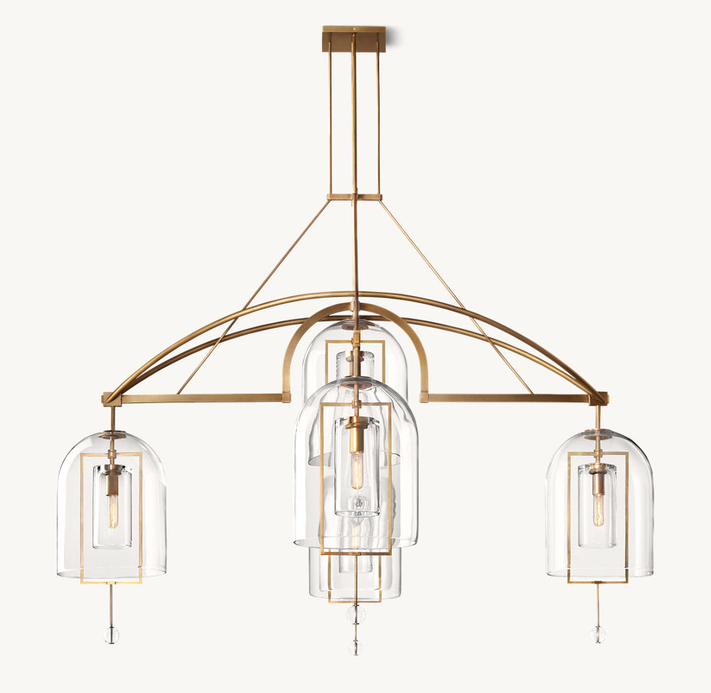Fulcrum Round Grand Chandelier 73"-VaseLamps