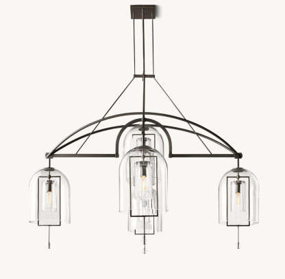 Fulcrum Round Grand Chandelier 73"-VaseLamps