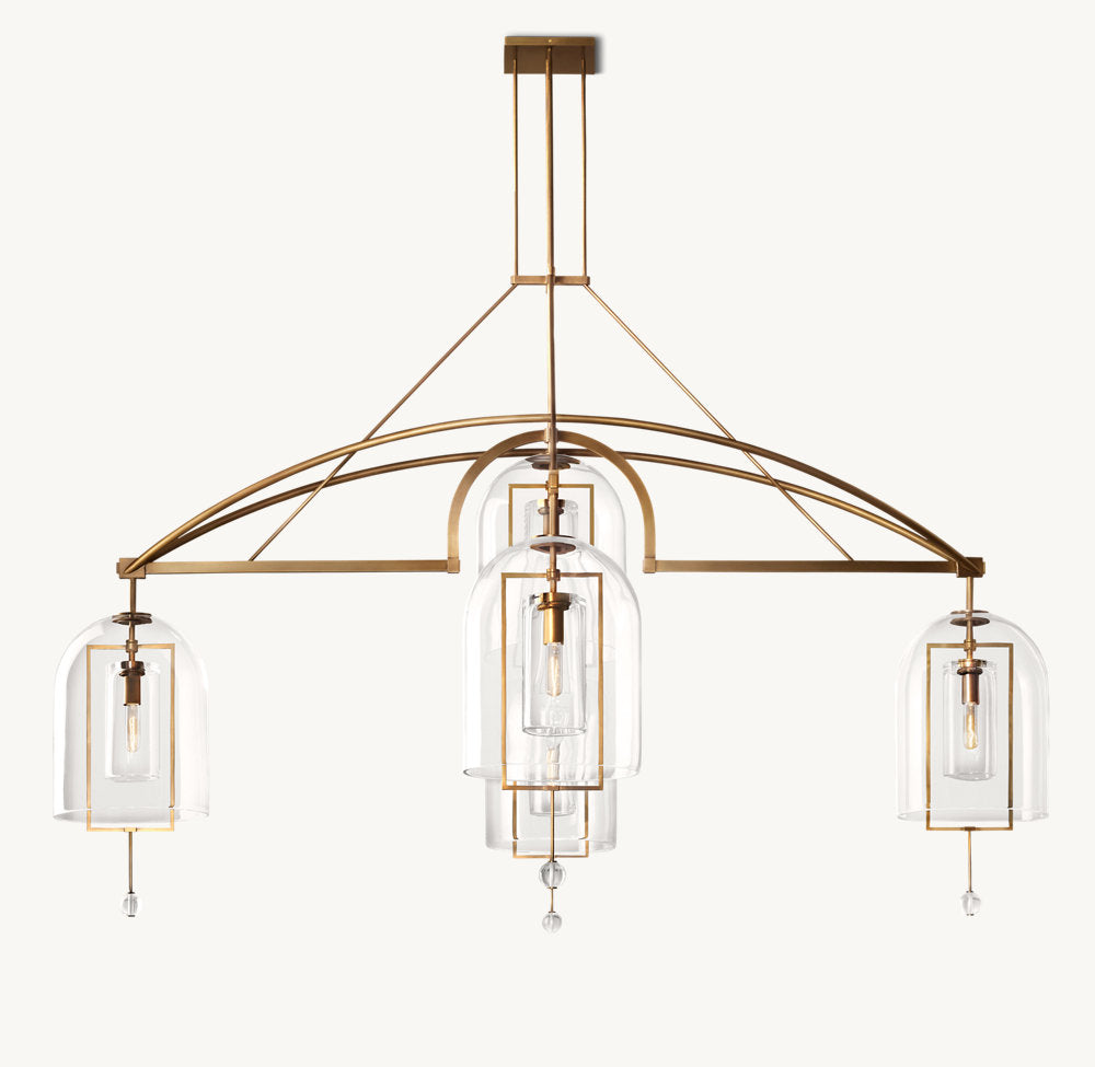 Fulcrum Round Grand Chandelier 85"-VaseLamps
