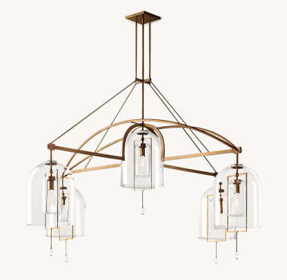 Fulcrum Round Grand Chandelier 85"-VaseLamps