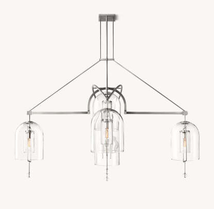 Fulcrum Round Grand Chandelier 85"-VaseLamps
