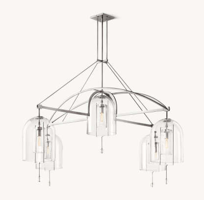 Fulcrum Round Grand Chandelier 85"-VaseLamps