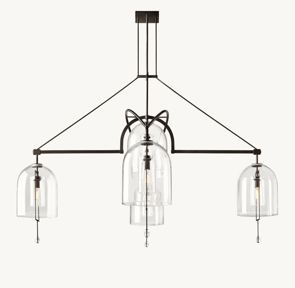 Fulcrum Round Grand Chandelier 85"-VaseLamps