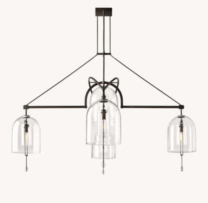 Fulcrum Round Grand Chandelier 85"-VaseLamps