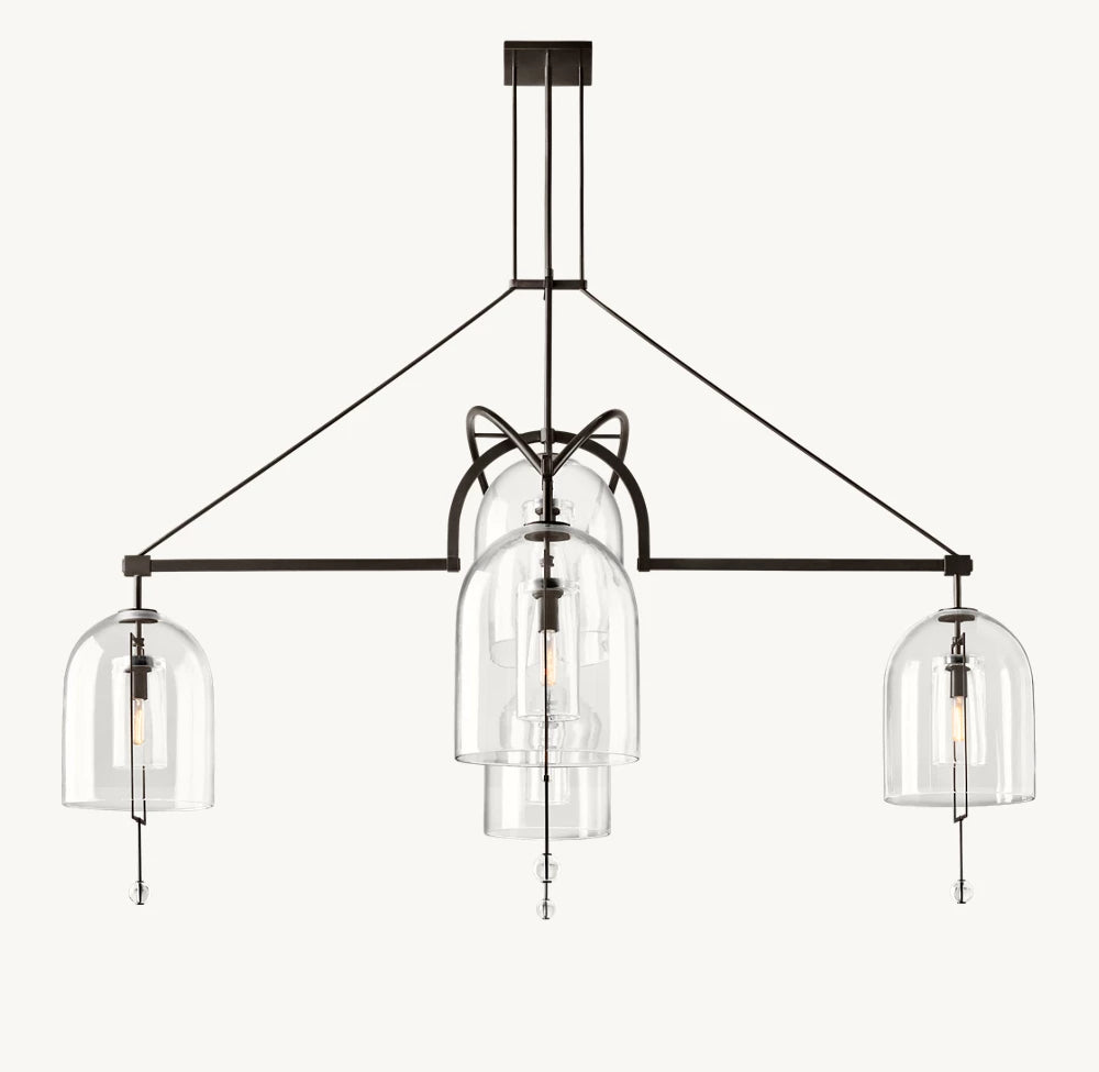 Fulcrum Round Grand Chandelier 61"-VaseLamps