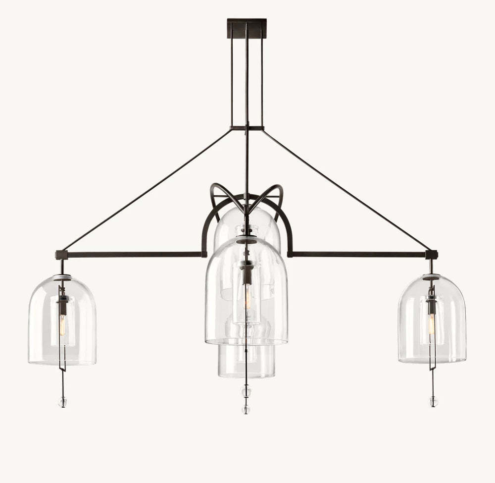 Fulcrum Round Grand Chandelier 61"-VaseLamps