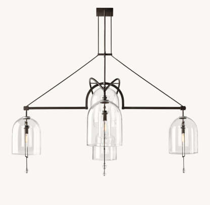 Fulcrum Round Grand Chandelier 61"-VaseLamps