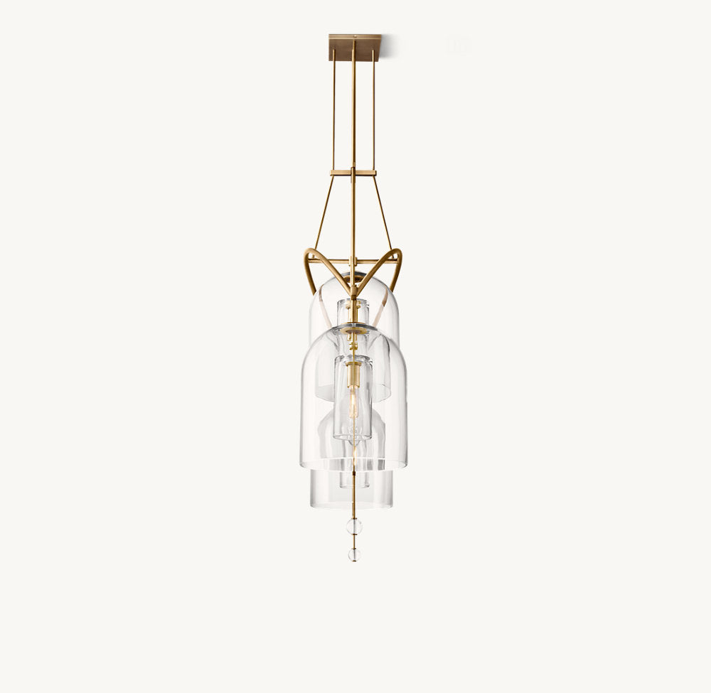 Fulcrum Grand Linear Chandelier 61"-VaseLamps