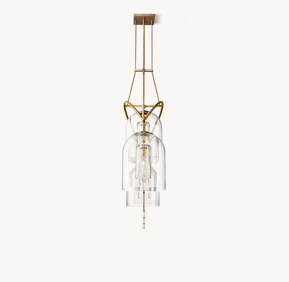 Fulcrum Grand Linear Chandelier 61"-VaseLamps