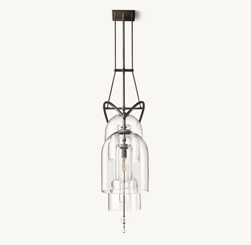 Fulcrum Grand Linear Chandelier 85"-VaseLamps