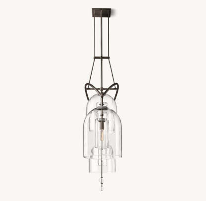 Fulcrum Grand Linear Chandelier 85"-VaseLamps