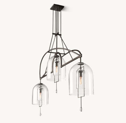 Fulcrum Grand Linear Chandelier 85"-VaseLamps