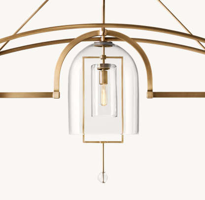 Fulcrum Grand Linear Chandelier 85"-VaseLamps