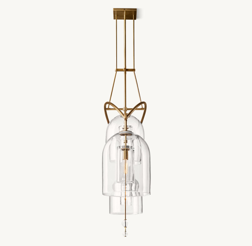 Fulcrum Grand Linear Chandelier 85"-VaseLamps