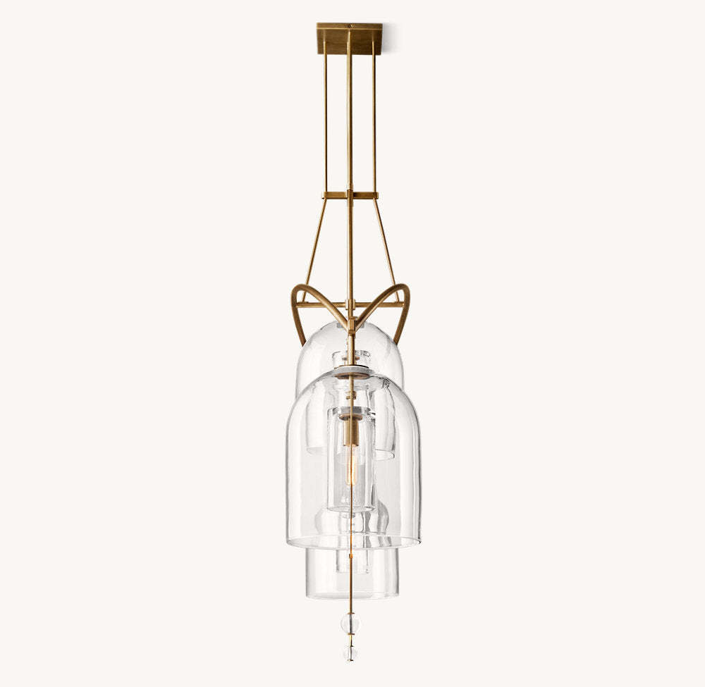 Fulcrum Grand Linear Chandelier 85"-VaseLamps