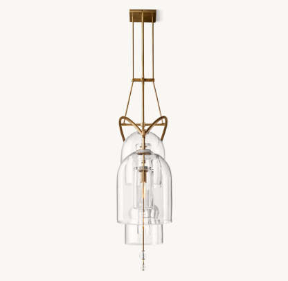 Fulcrum Grand Linear Chandelier 85"-VaseLamps