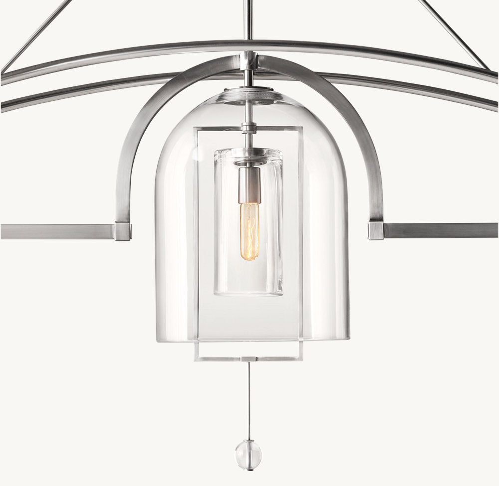 Fulcrum Grand Linear Chandelier 85"-VaseLamps