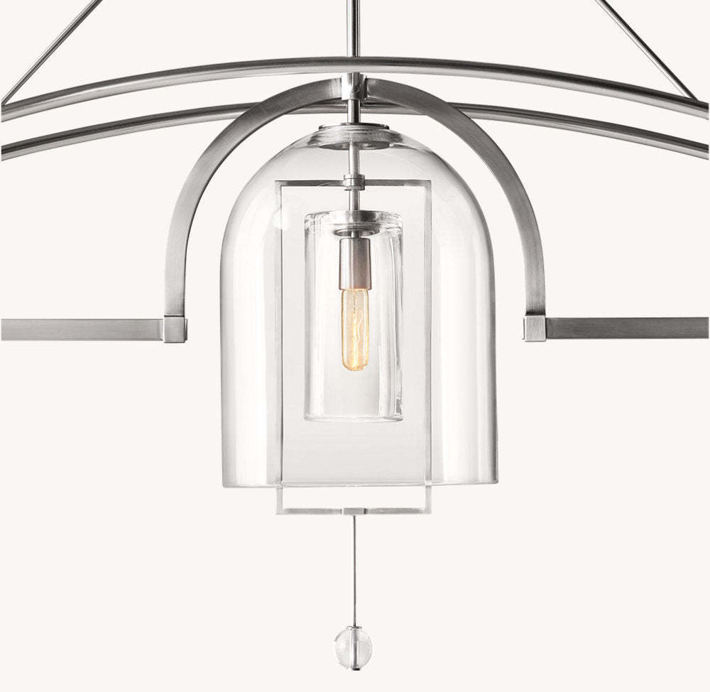 Fulcrum Grand Linear Chandelier 85"-VaseLamps