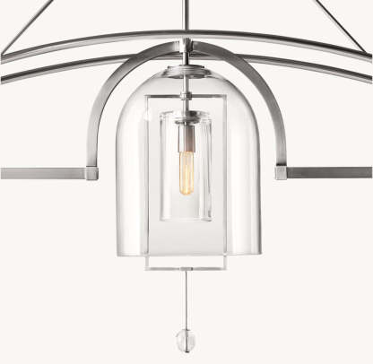 Fulcrum Grand Linear Chandelier 85"-VaseLamps