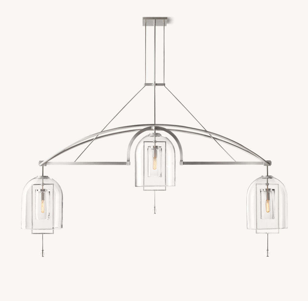 Fulcrum Grand Linear Chandelier 85"-VaseLamps