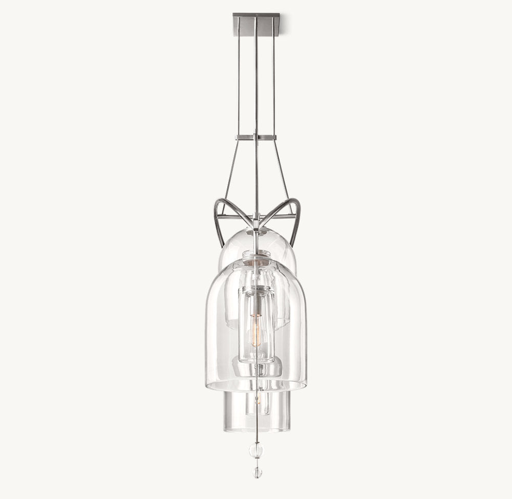 Fulcrum Grand Linear Chandelier 85"-VaseLamps