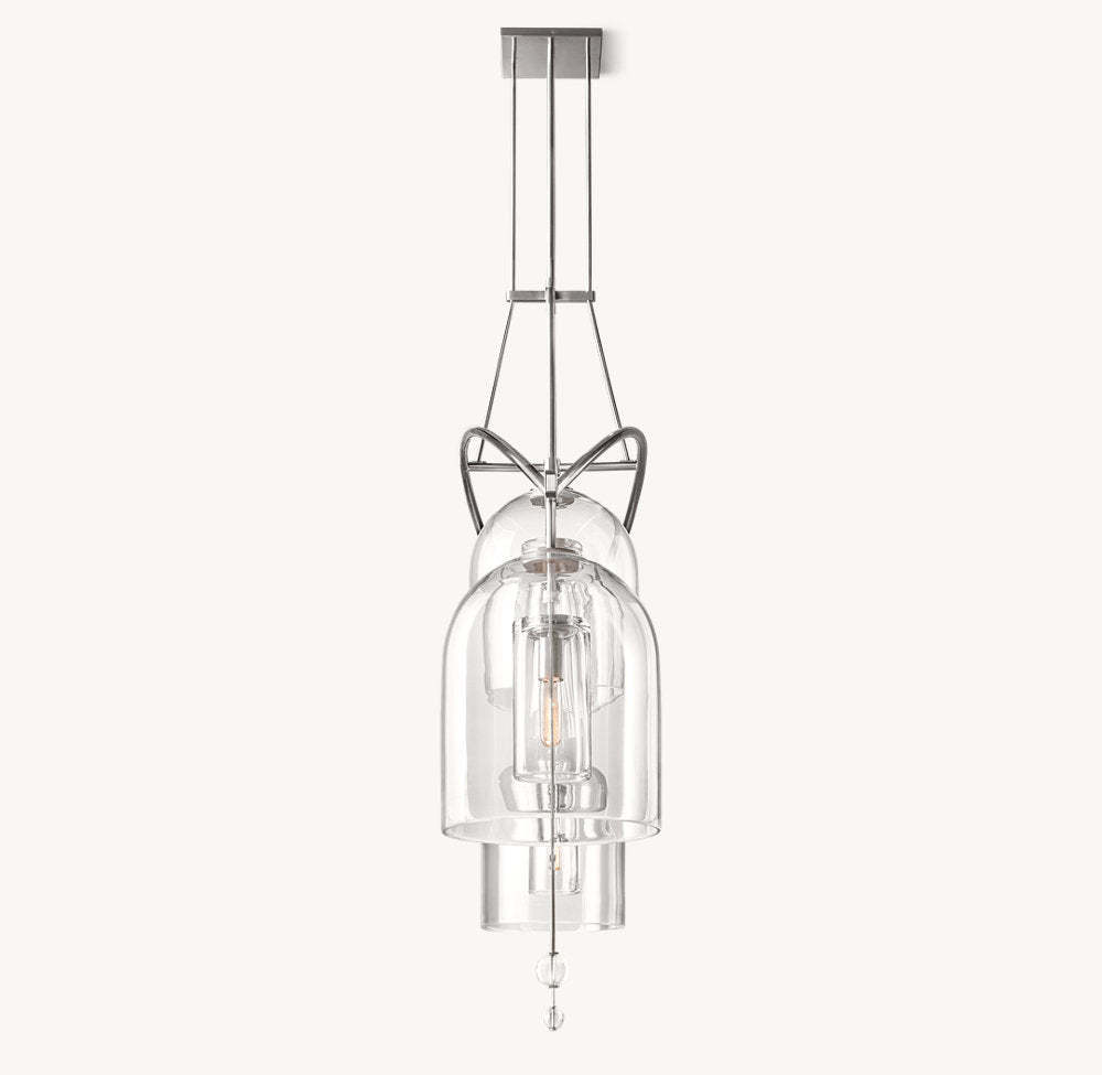 Fulcrum Grand Linear Chandelier 85"-VaseLamps