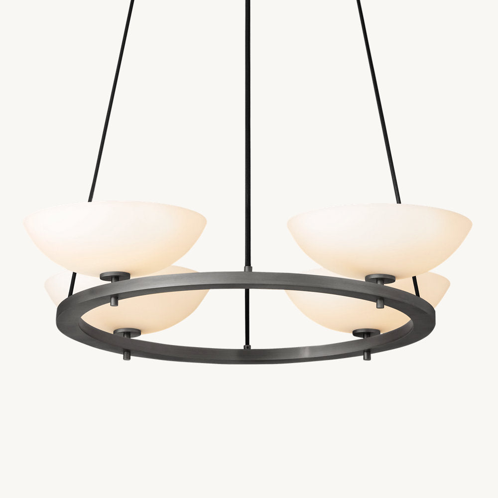 Vernet Round Chandelier 36"-VaseLamps