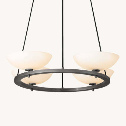 Vernet Round Chandelier 36"-VaseLamps