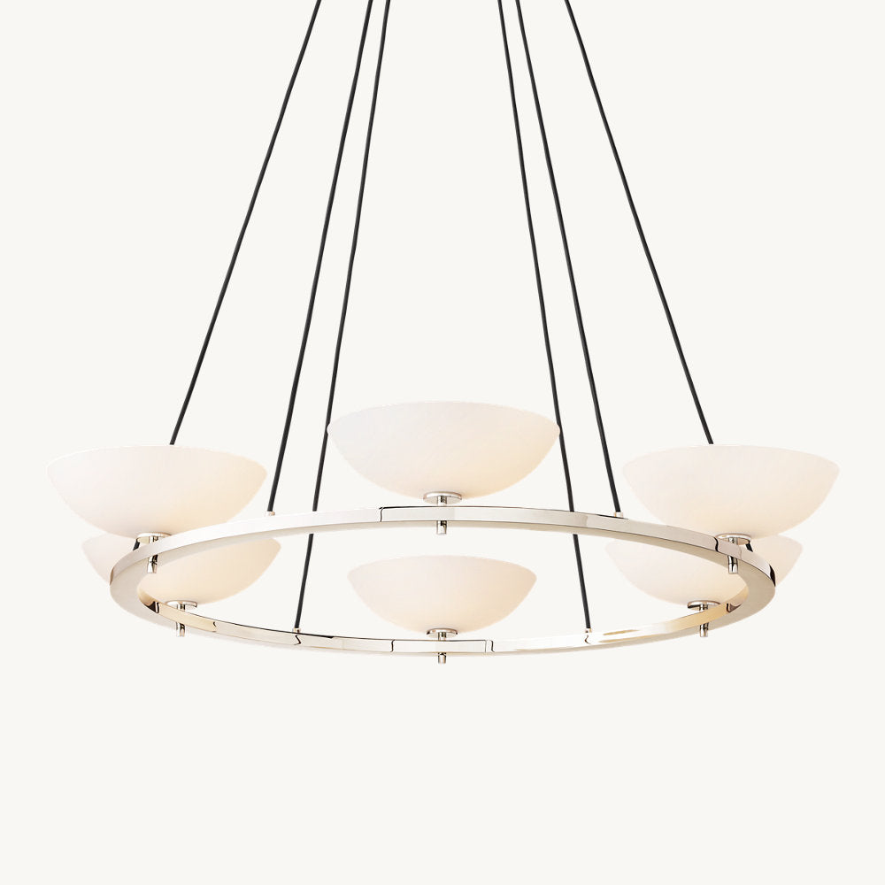 Vernet Round Chandelier 48"-VaseLamps