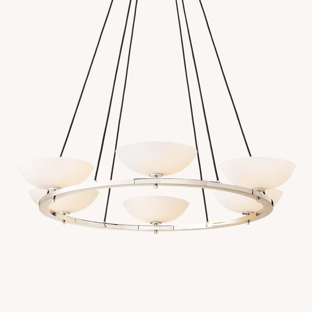 Vernet Round Chandelier 48"-VaseLamps