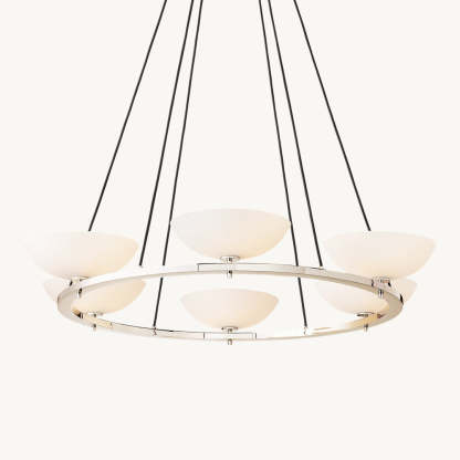 Vernet Round Chandelier 48"-VaseLamps