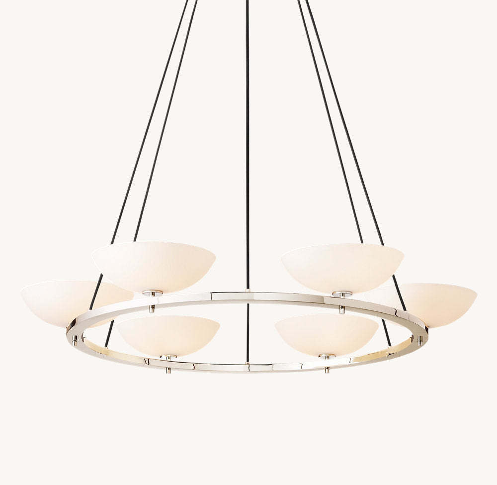 Vernet Round Chandelier 48"-VaseLamps