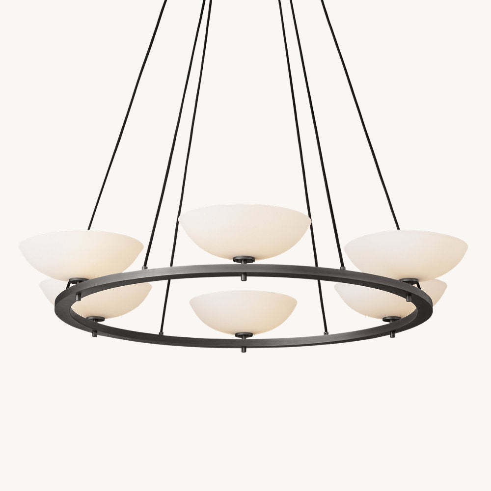 Vernet Round Chandelier 48"-VaseLamps