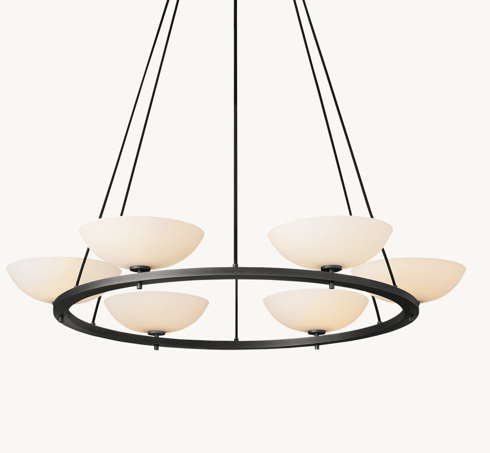 Vernet Round Chandelier 48"-VaseLamps